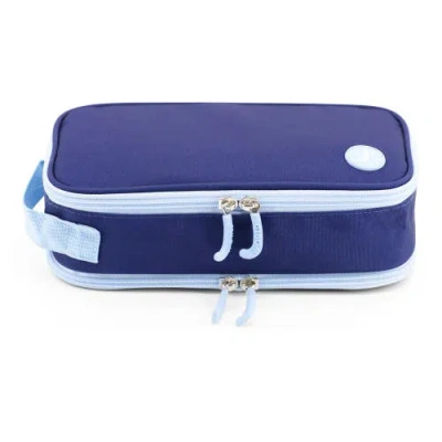 J World Doodle Pencil Case With Handle Strap In Navy