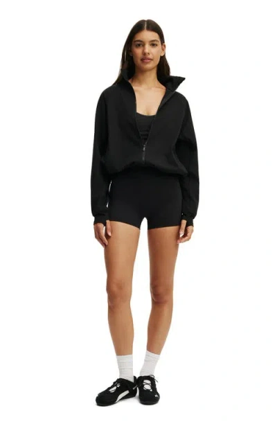 Cotton On Body Active Oversized Track Jacket In Black