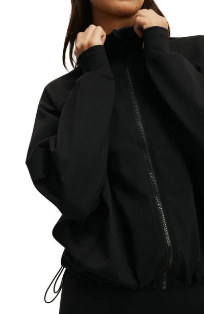 Cotton On Body Active Oversized Track Jacket In Black