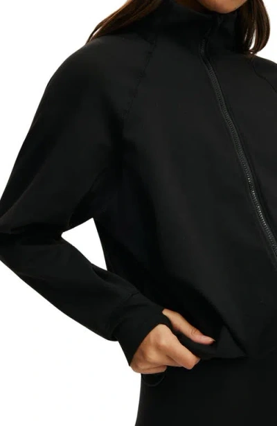 Cotton On Body Active Oversized Track Jacket In Black