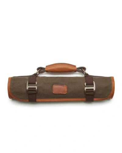 Korchmar Ramsey Waxed Canvas Tool Roll In Olive