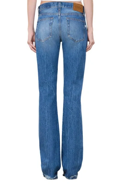 Éterne Eterne Low Rise Bootcut Jeans In Blue