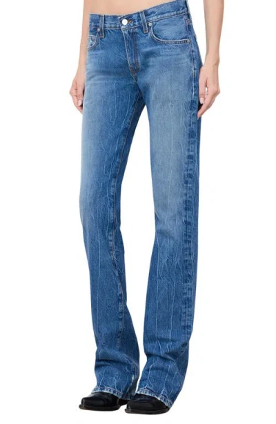 Éterne Eterne Low Rise Bootcut Jeans In Blue