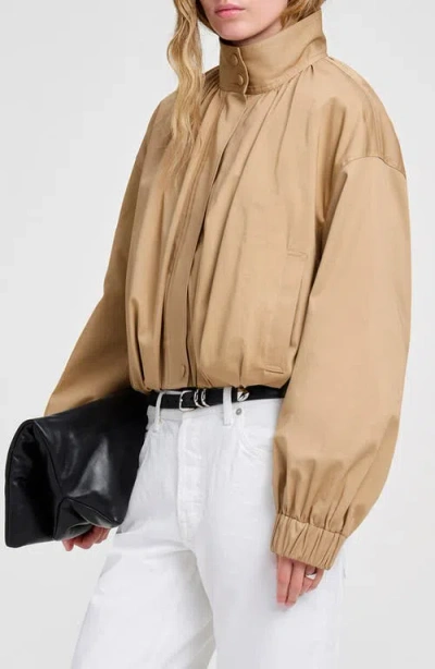 A.l.c . Amlie Bomber Jacket In Neutral