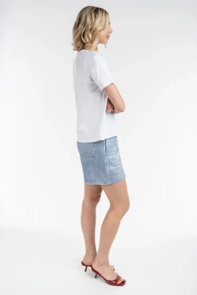 Elle Collection Graphic Tee In White
