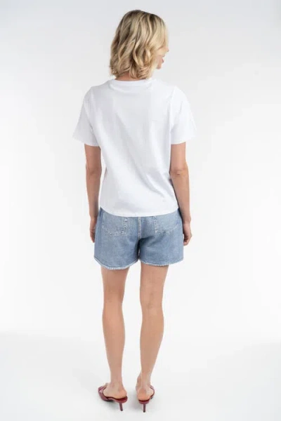 Elle Collection Graphic Tee In White