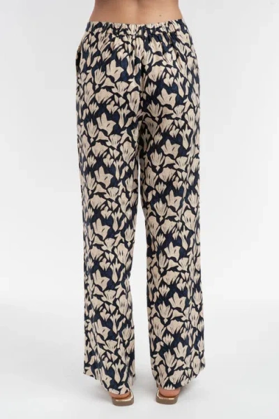 Elle Collection Printed Tailored Pants In Multi