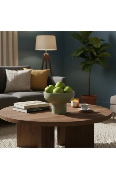 Cloudnola Tip Top Small Ceramic Dinnerware Bowl In Olive