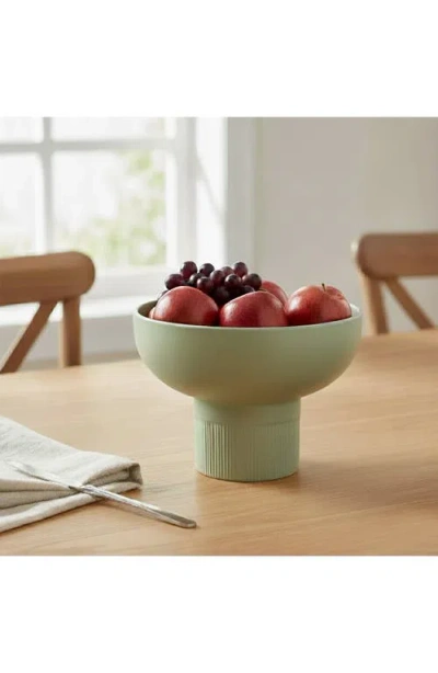 Cloudnola Tip Top Small Ceramic Dinnerware Bowl In Olive