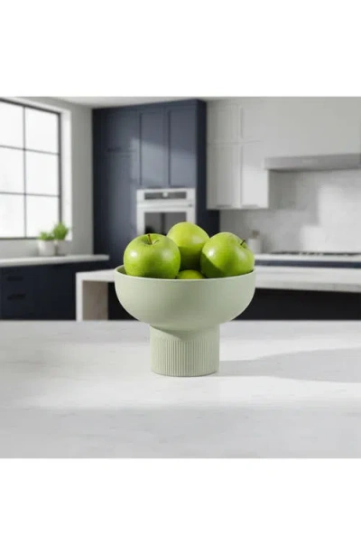Cloudnola Tip Top Small Ceramic Dinnerware Bowl In Olive