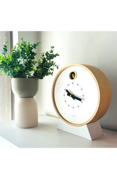 Cloudnola Medium Ceramic Flip Vase In Ivory/olive