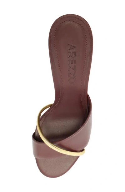 Arezzo Margaret Stiletto Sandal In Fresh Ruby