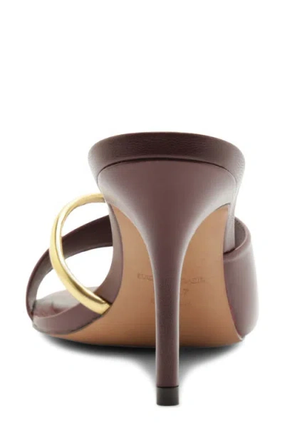 Arezzo Margaret Stiletto Sandal In Fresh Ruby
