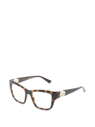 Gucci Interlocking G Cat-eye Glasses In Multi