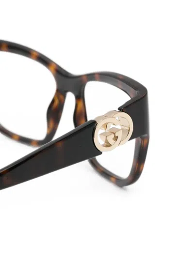 Gucci Interlocking G Cat-eye Glasses In Multi