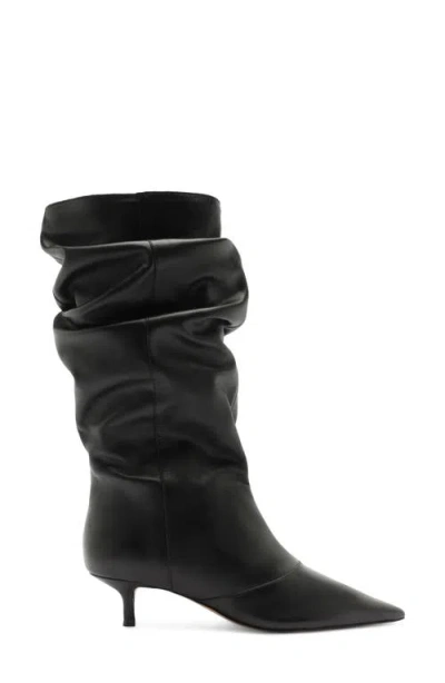 Arezzo Skyler Pointed Toe Boot In Black