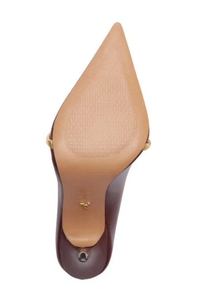 Arezzo Margaret Pointed Toe Pump In Fresh Ruby