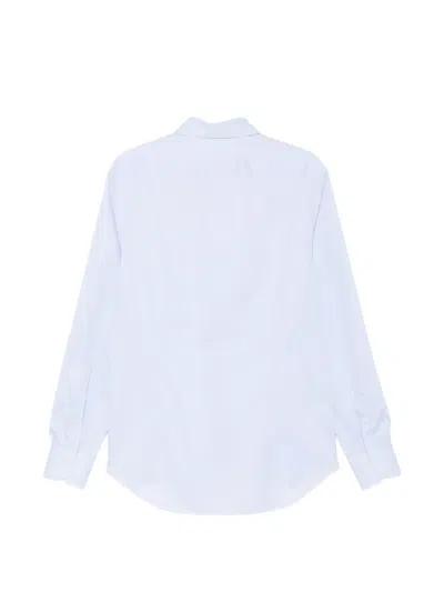 Corneliani Spread-collar Button-up Shirt In Blue