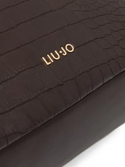Liu •jo Large Croc-effect Tote Bag In Pattern