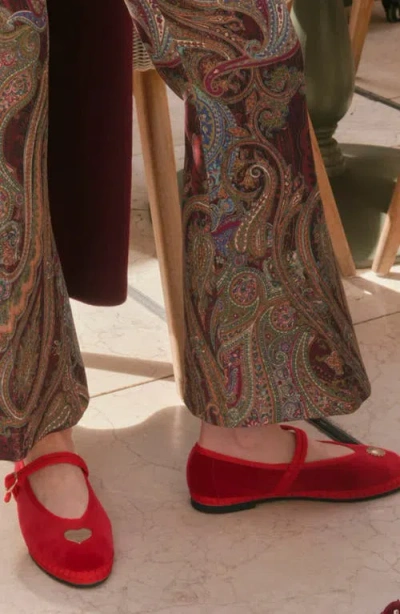 Flabelus Pierre Alpine Flat In Red