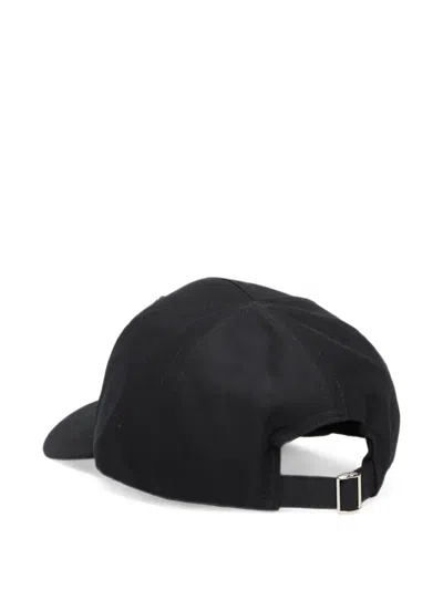 Heliot Emil Kynee Eyelet-embellished Cap In Black