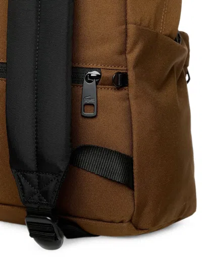 Lacoste Logo-patch Backpack In Brown