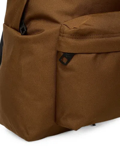 Lacoste Logo-patch Backpack In Brown