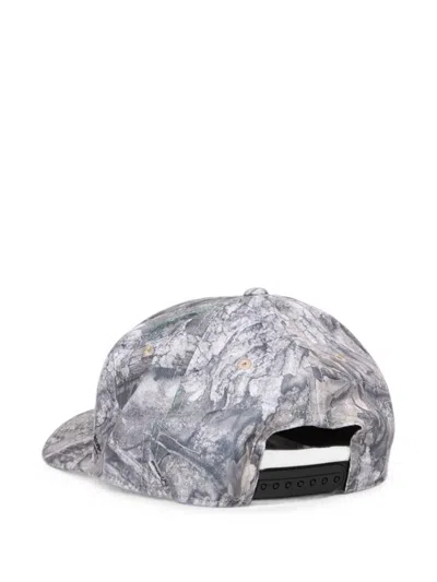 Jordan Rise Structured Camo Hat In Gray