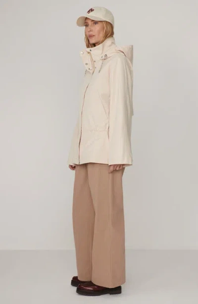 Varley Etta Short Rain Jacket In White