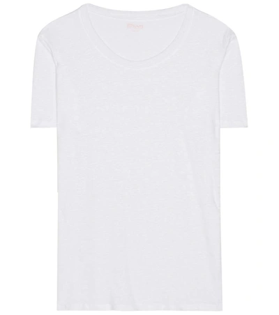 Shop 81 Hours Pepper Linen T-shirt In White