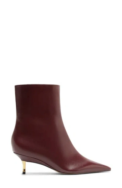 Arezzo Dani Bootie In Fresh Ruby