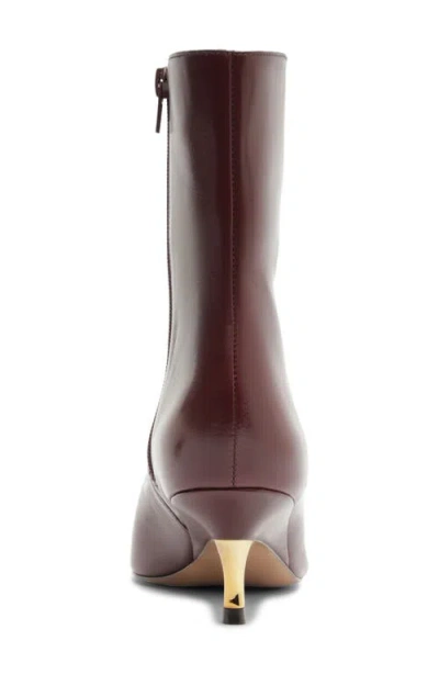 Arezzo Dani Bootie In Fresh Ruby