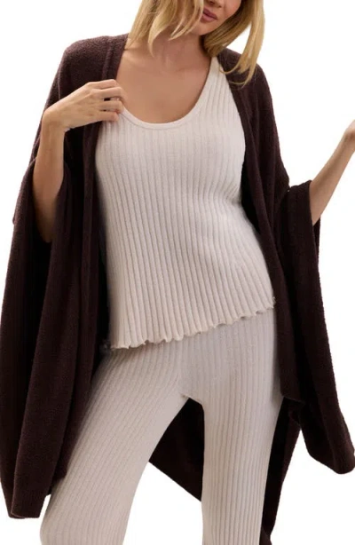 Barefoot Dreams Cozychic Lite Weekend Wrap In Brown