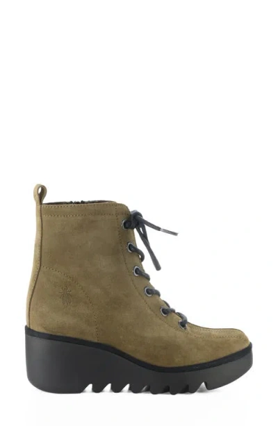 Fly London Bink Wedge Boot In 005 Elephant