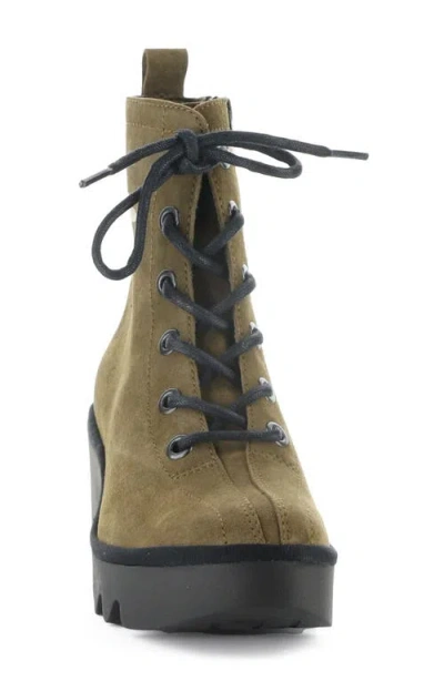 Fly London Bink Wedge Boot In 005 Elephant