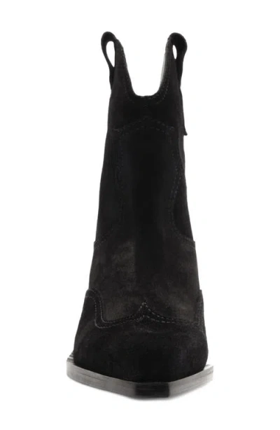 Schutz Nash Leather Bootie In Black