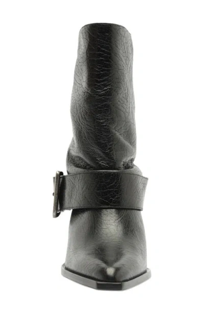 Schutz Parker Leather Boot In Black