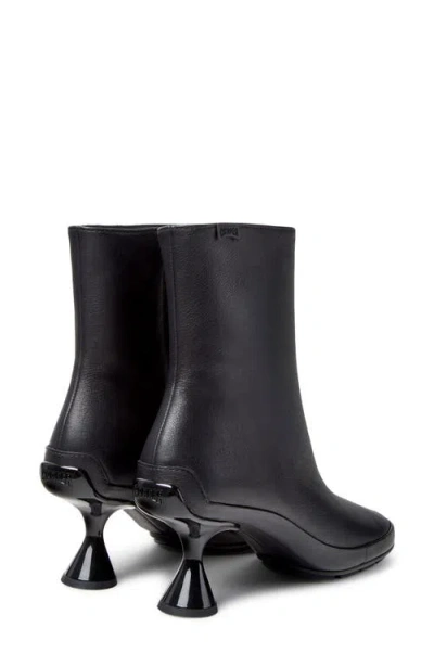Camper Right Left Leather Bootie In Black