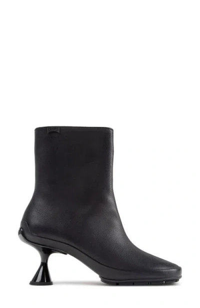 Camper Right Left Leather Bootie In Black