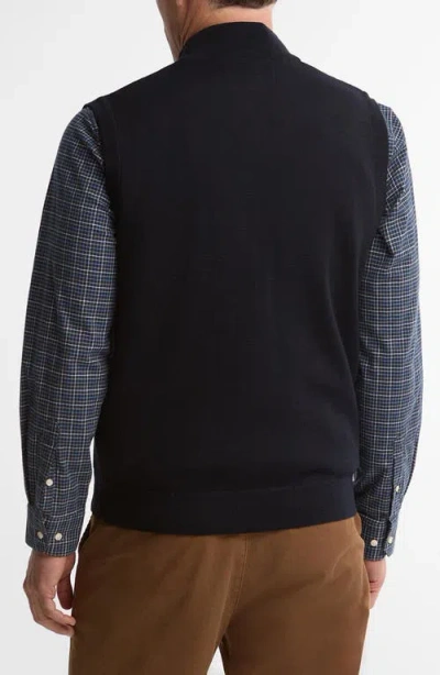 Barbour Marcus Knitted Gilet In Navy