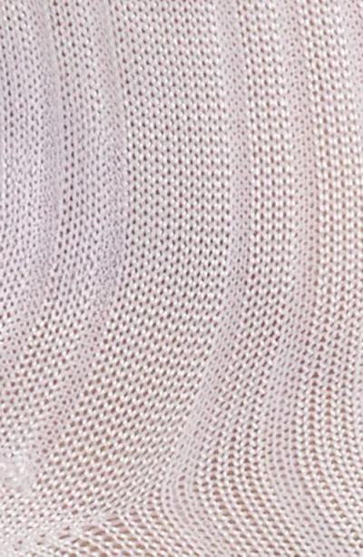 Stems Rib Quarter Socks In White