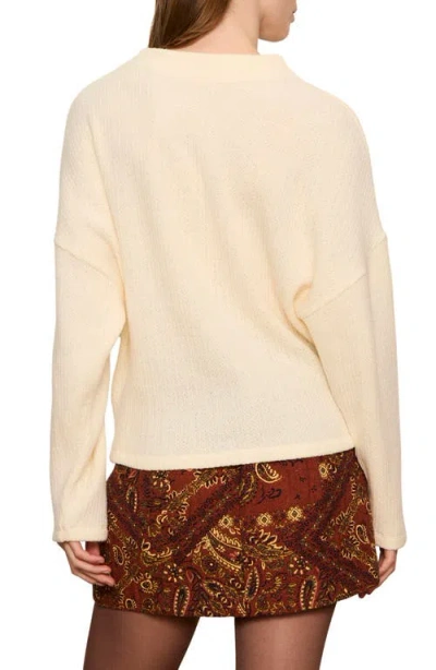 Sanctuary Dolman Sleeve Sweater In Bone White