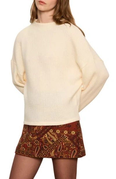 Sanctuary Dolman Sleeve Sweater In Bone White