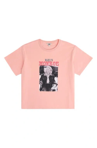 Lee Marilyn Monroe Graphic T-shirt In Peach Bud