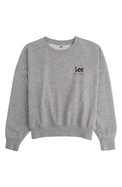 Lee Graphic Sweatshirt In Heather Grey