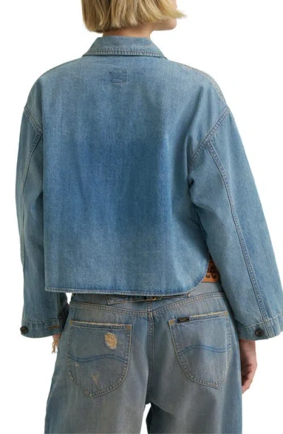 Lee Utility Overshirt In Blue