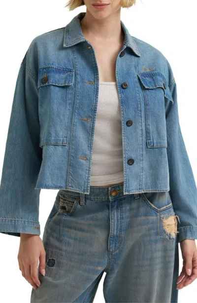 Lee Utility Overshirt In Blue