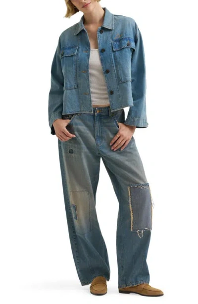 Lee Utility Overshirt In Blue
