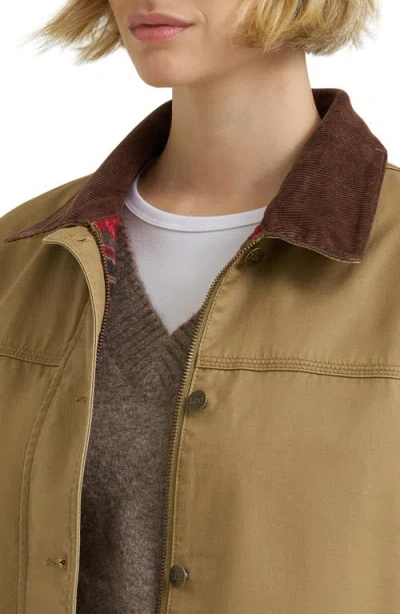Lee Cotton Chore Coat In Gray