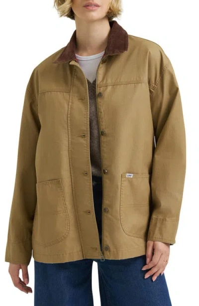 Lee Cotton Chore Coat In Gray